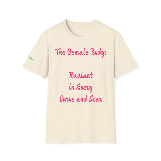 The Female Body: Radiant in Every Curve and Scar | T-Shirt