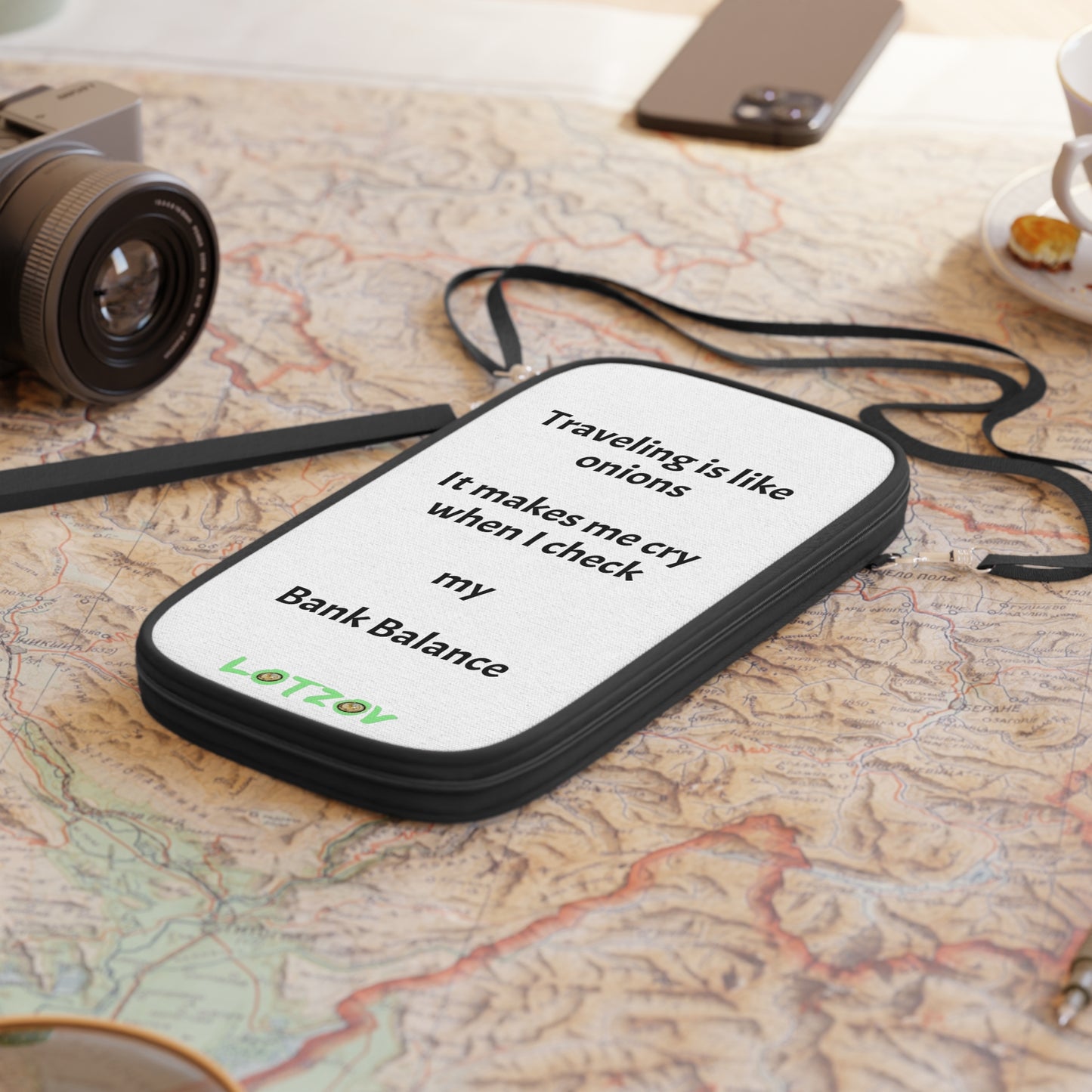 Traveling is like onions... | Passport Wallet