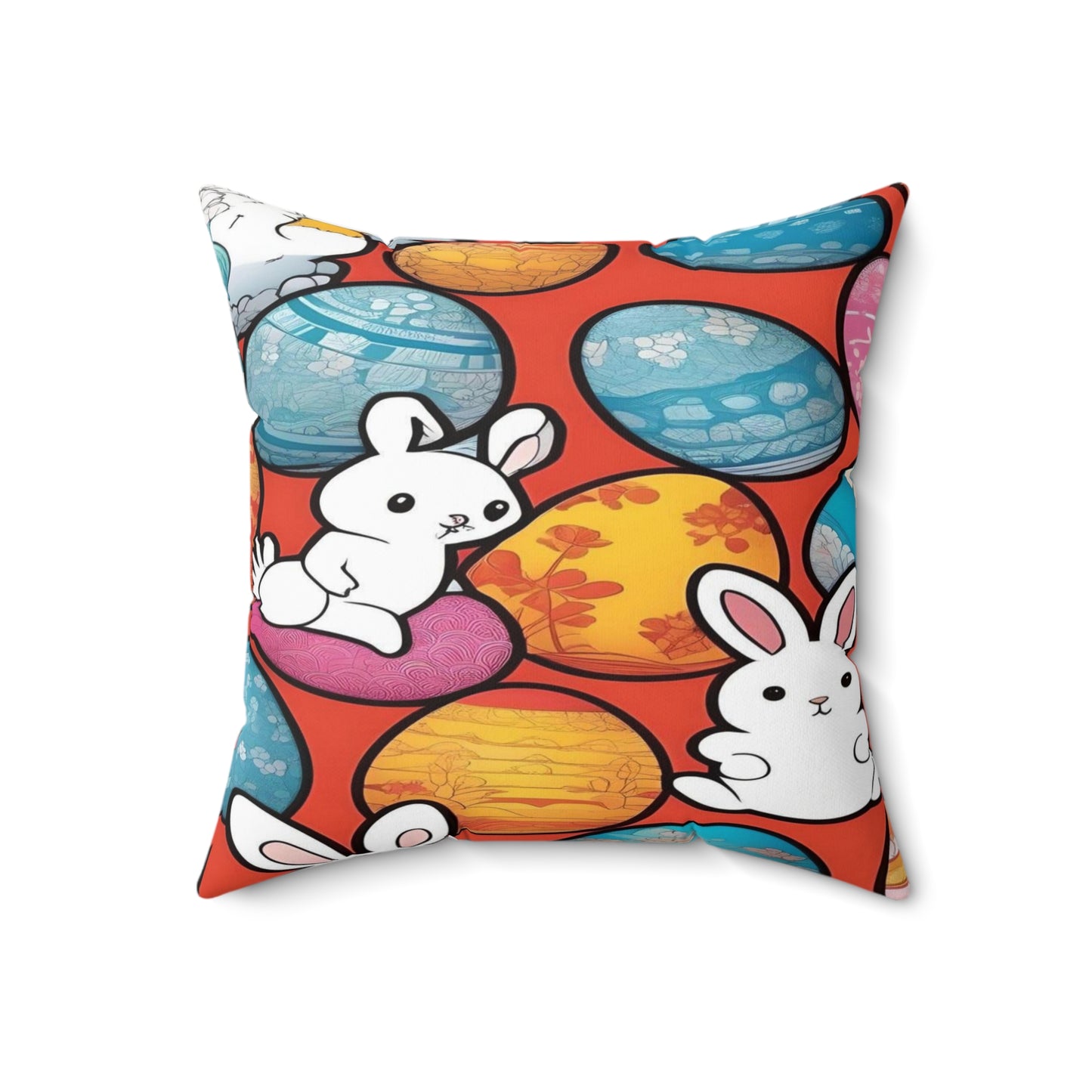 White Rabbits, Eggs Galore | Pillow