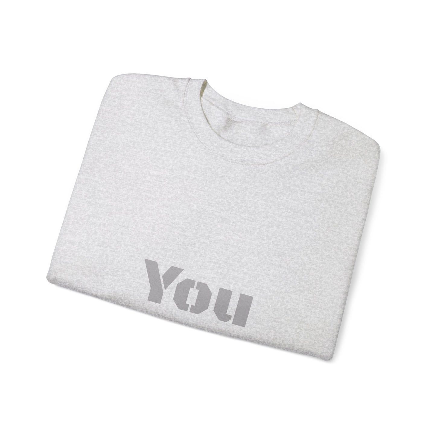 You Are... Deserving of all the Good Things Life Has to Offer | Unisex Sweatshirt (Shop) Logo left sleeve.