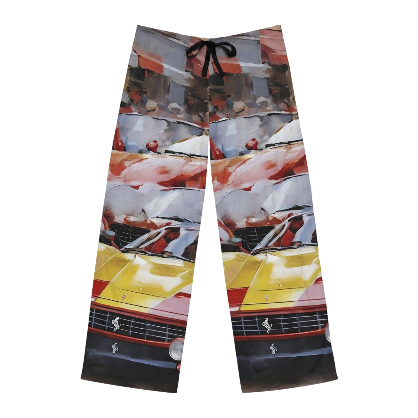 Ferrari Dreams (Art Oils) in Yellow | Men's Pajama Pants