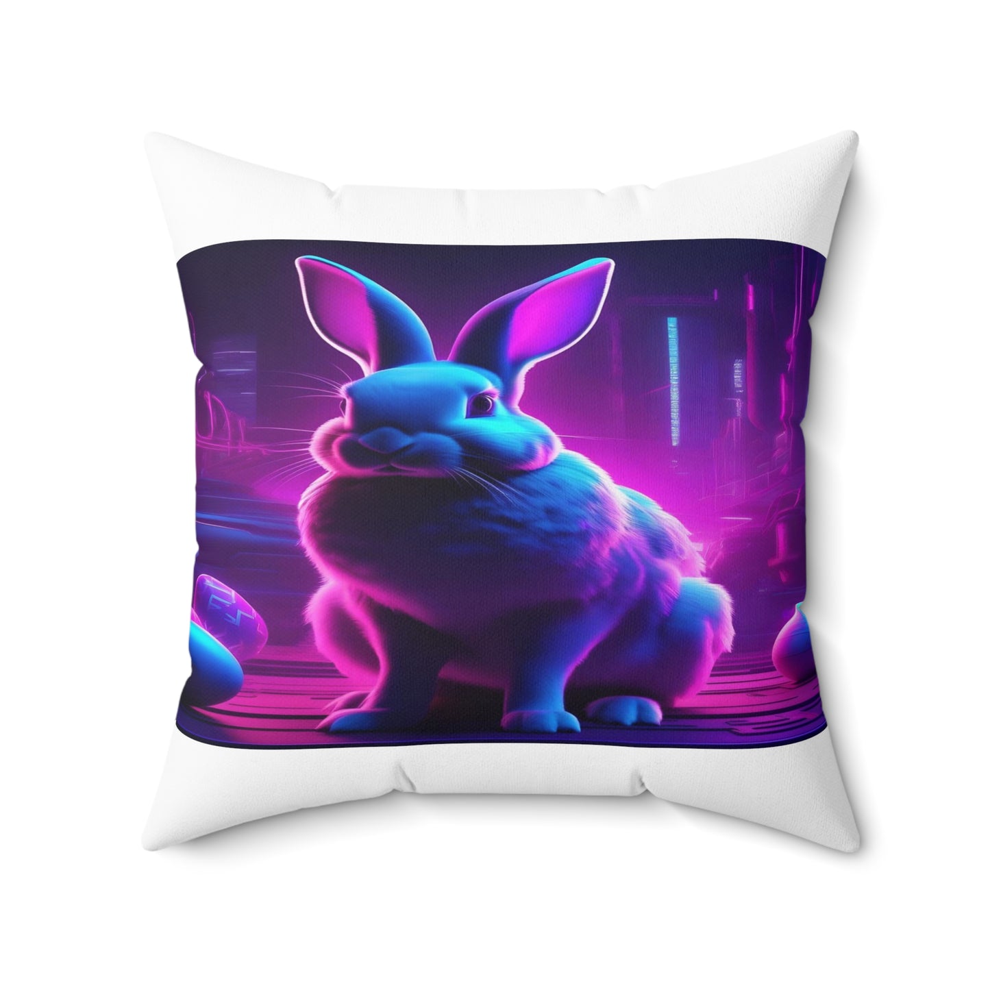 Purple Neon Easter | Pillow