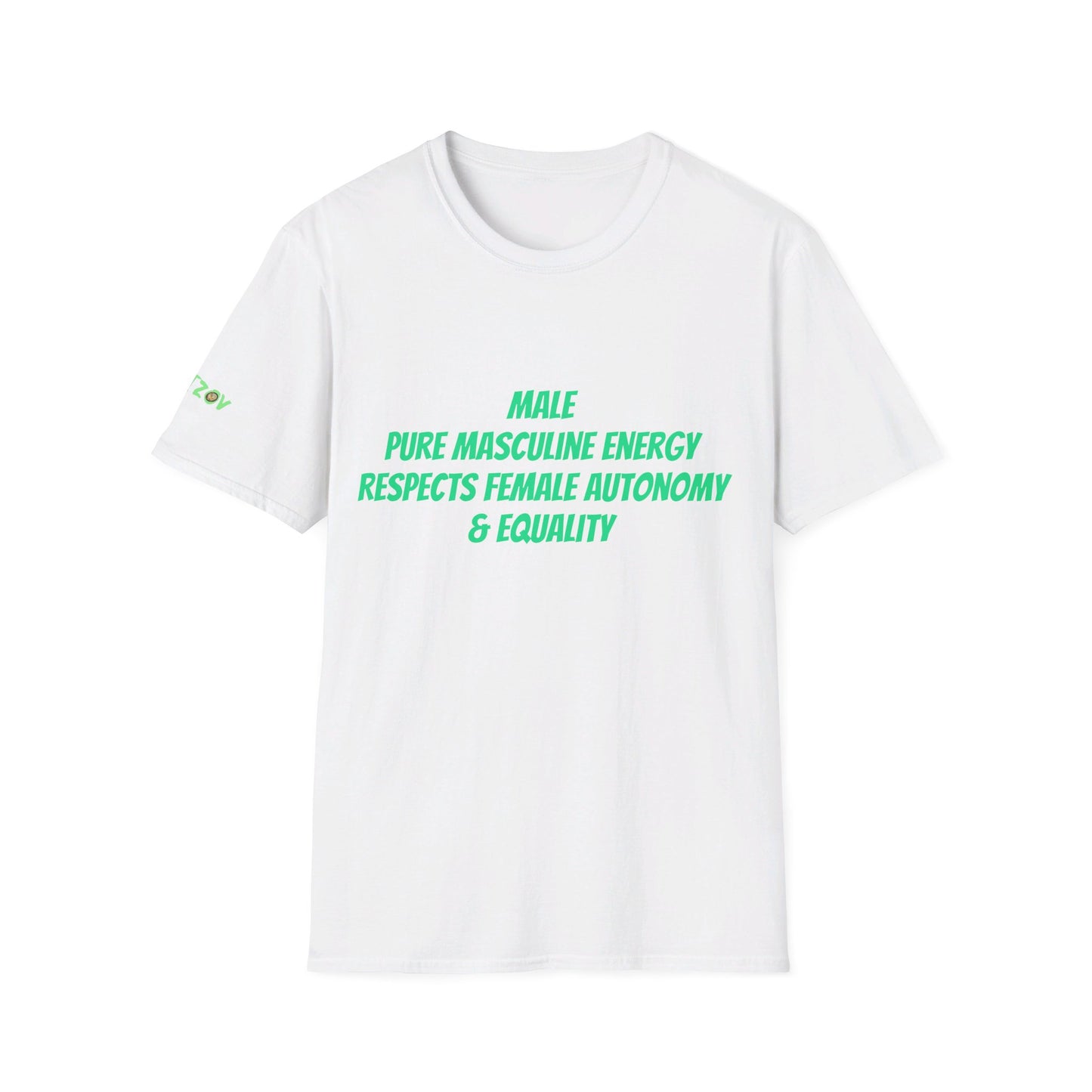 Male Pure Masculine Energy Respects Female Autonomy and Equality | Men's T-Shirt