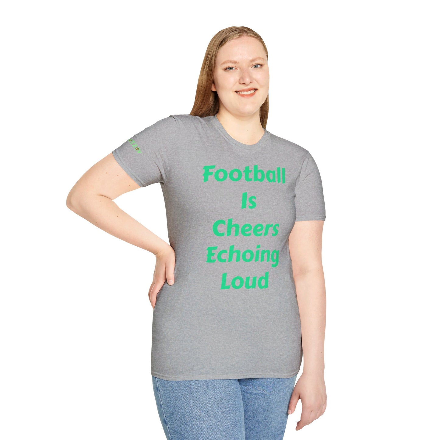 Football is cheers echoing loud | Men's T-Shirt