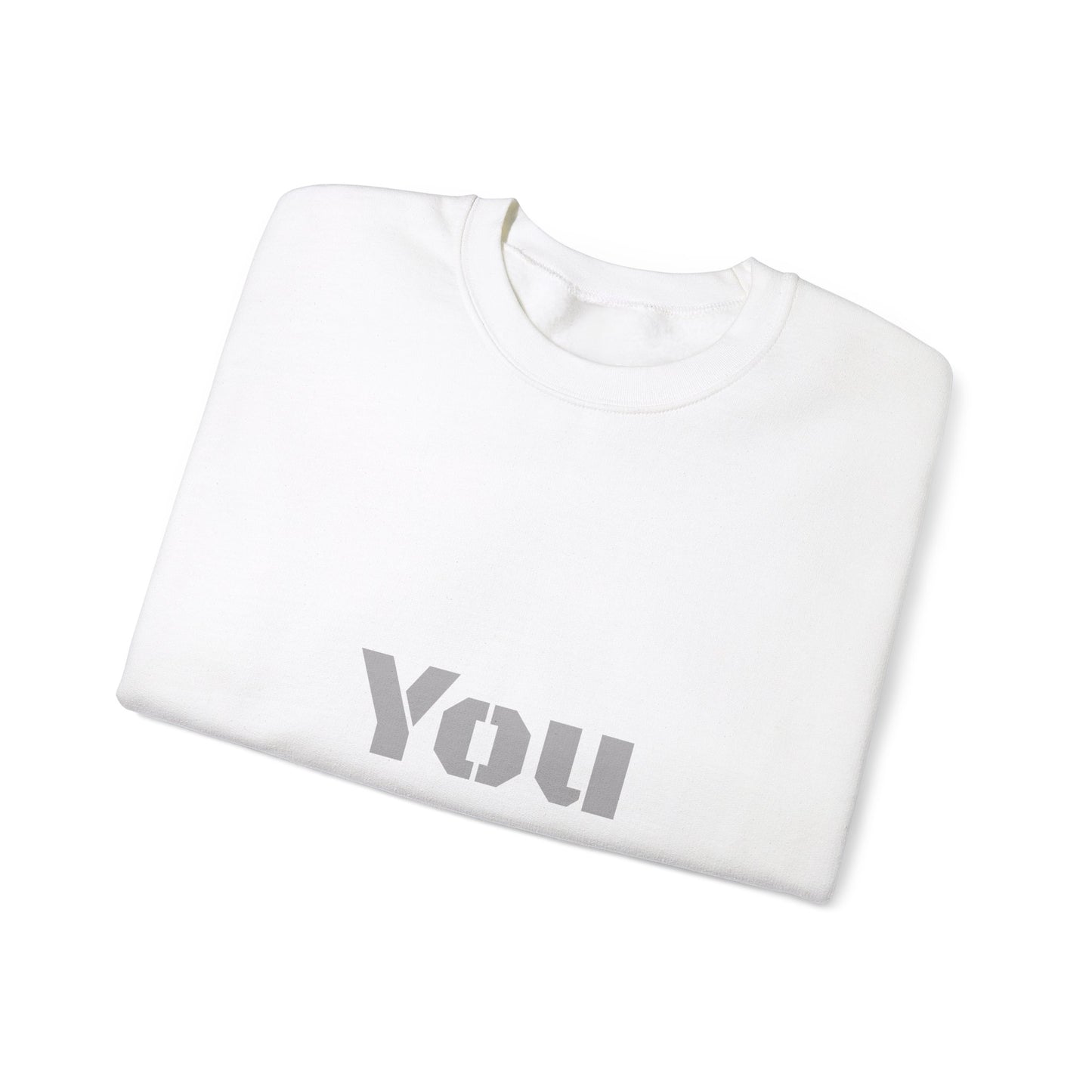 You Are... Deserving of all the Good Things Life Has to Offer | Unisex Sweatshirt (Shop) Logo left sleeve.