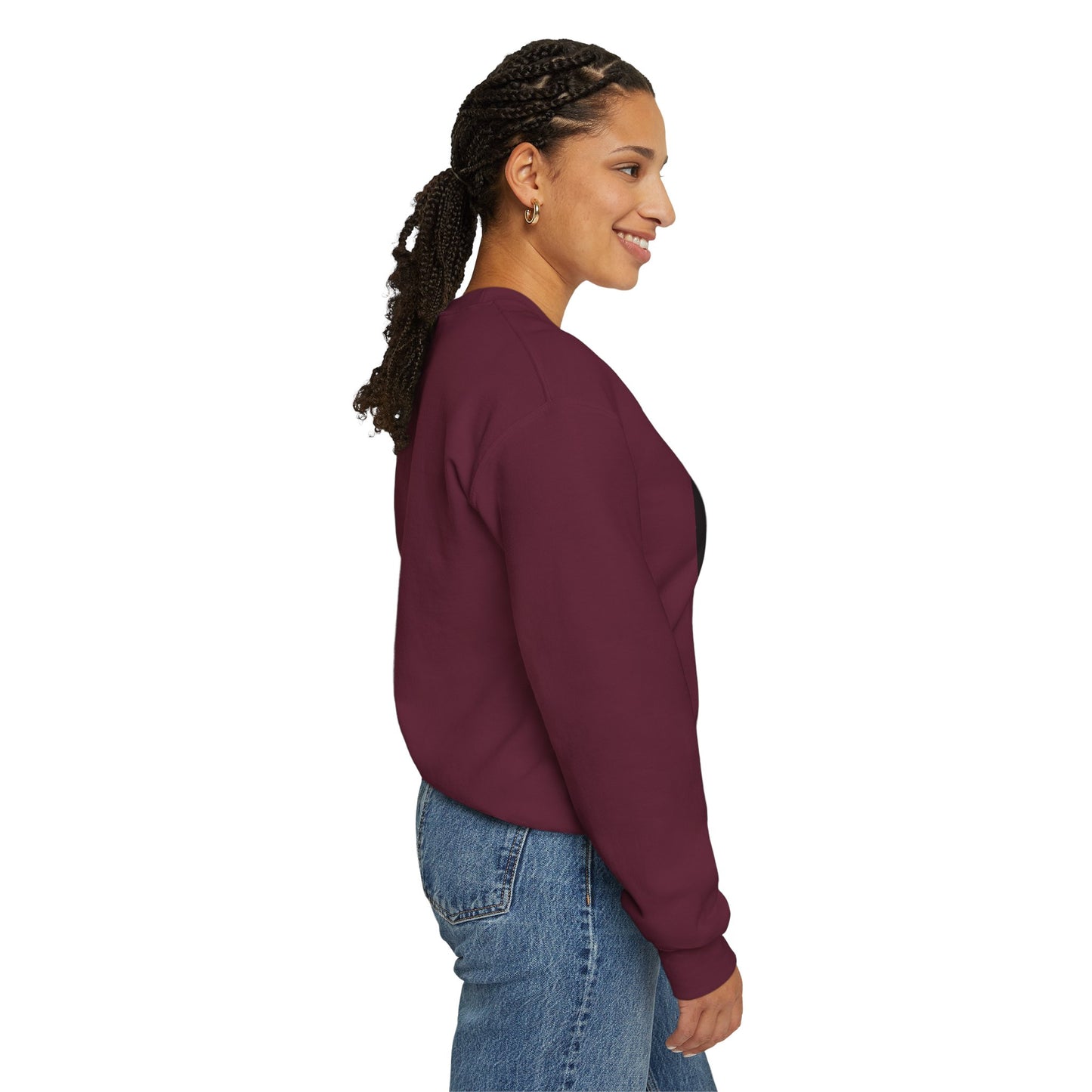 If U Don't Deal With It, It Will Deal With U | Unisex Sweatshirt with (LOTZOV) Logo left sleeve.