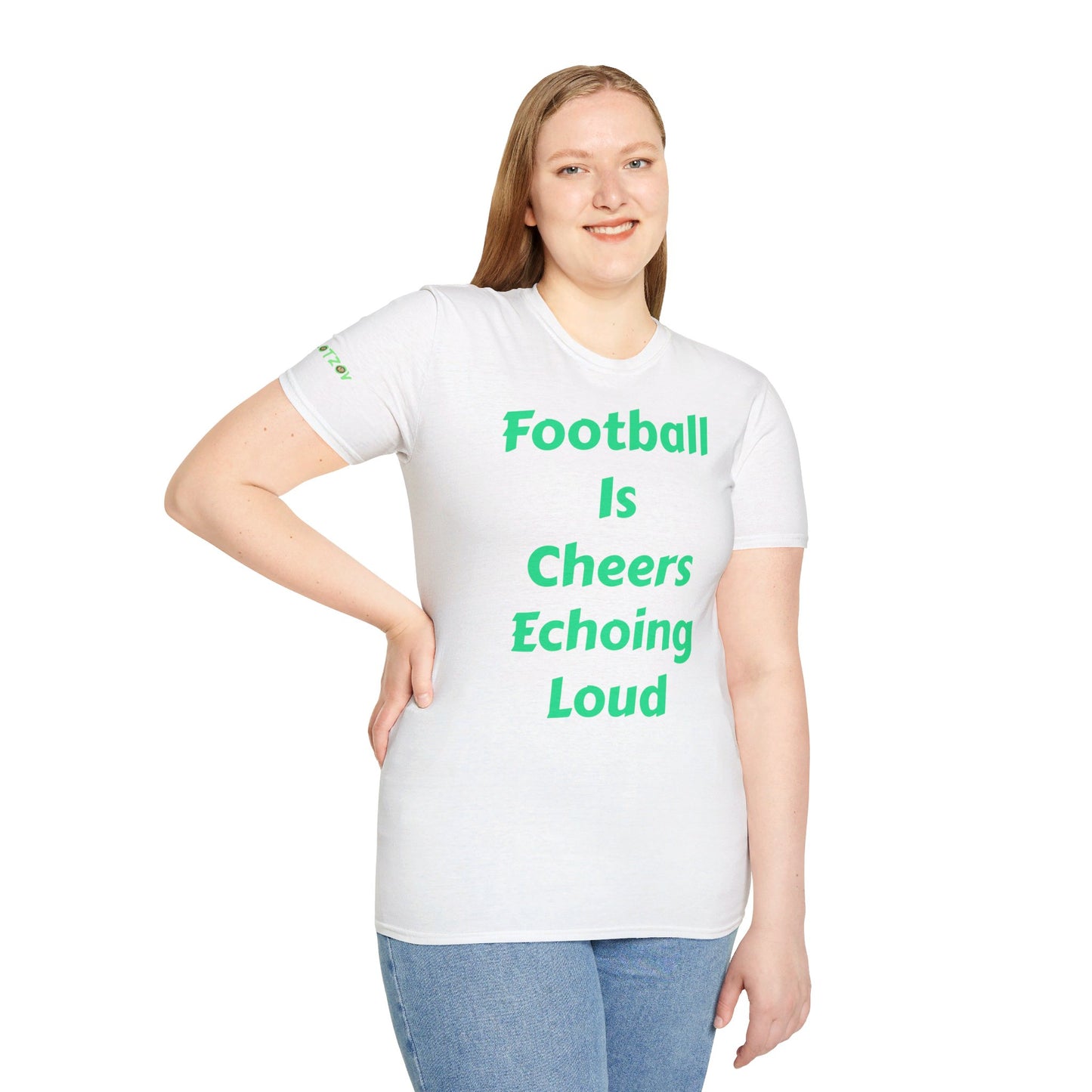 Football is cheers echoing loud | Men's T-Shirt