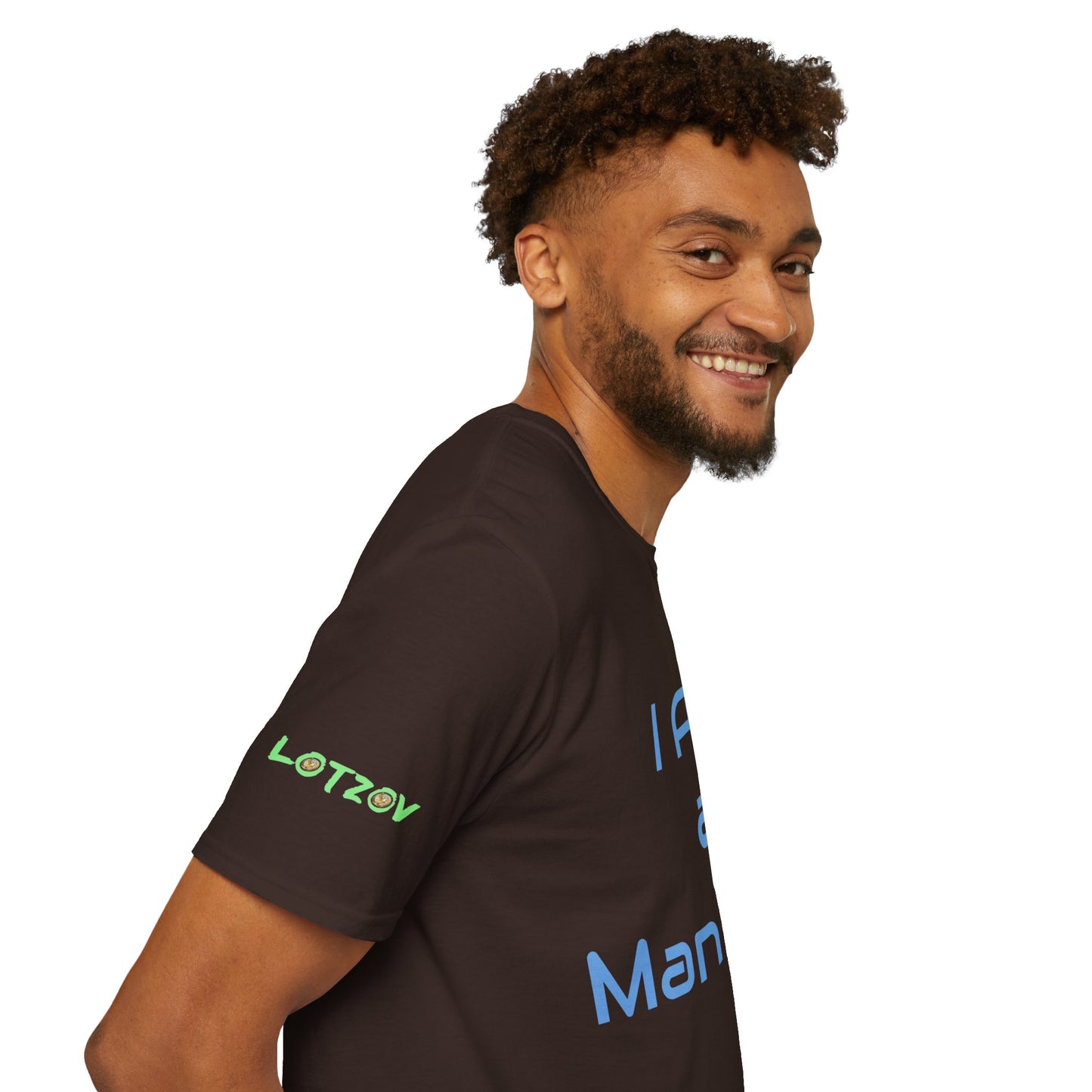 I am a Man who Radiates Positivity | Men's T-Shirt
