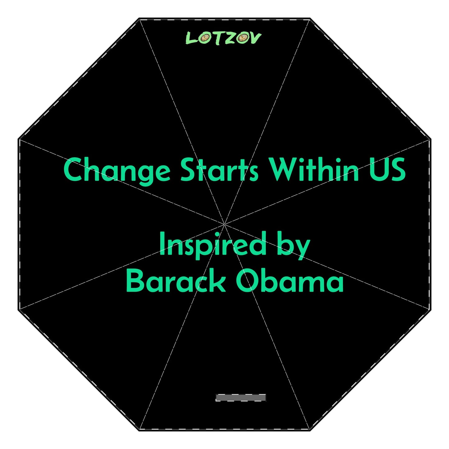 Change Starts Within Us - Inspired by Barack Obama | Foldable Umbrella