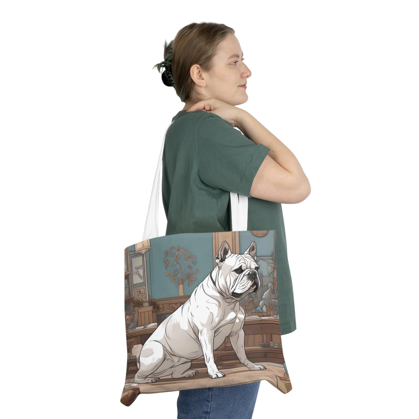 Snowball Cinematic Bull Dog | Tote Bag