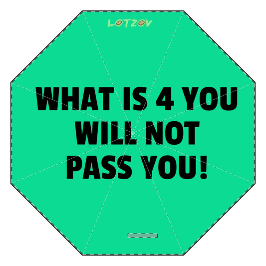 What Is 4 You, Will Not Pass You | Foldable Umbrella