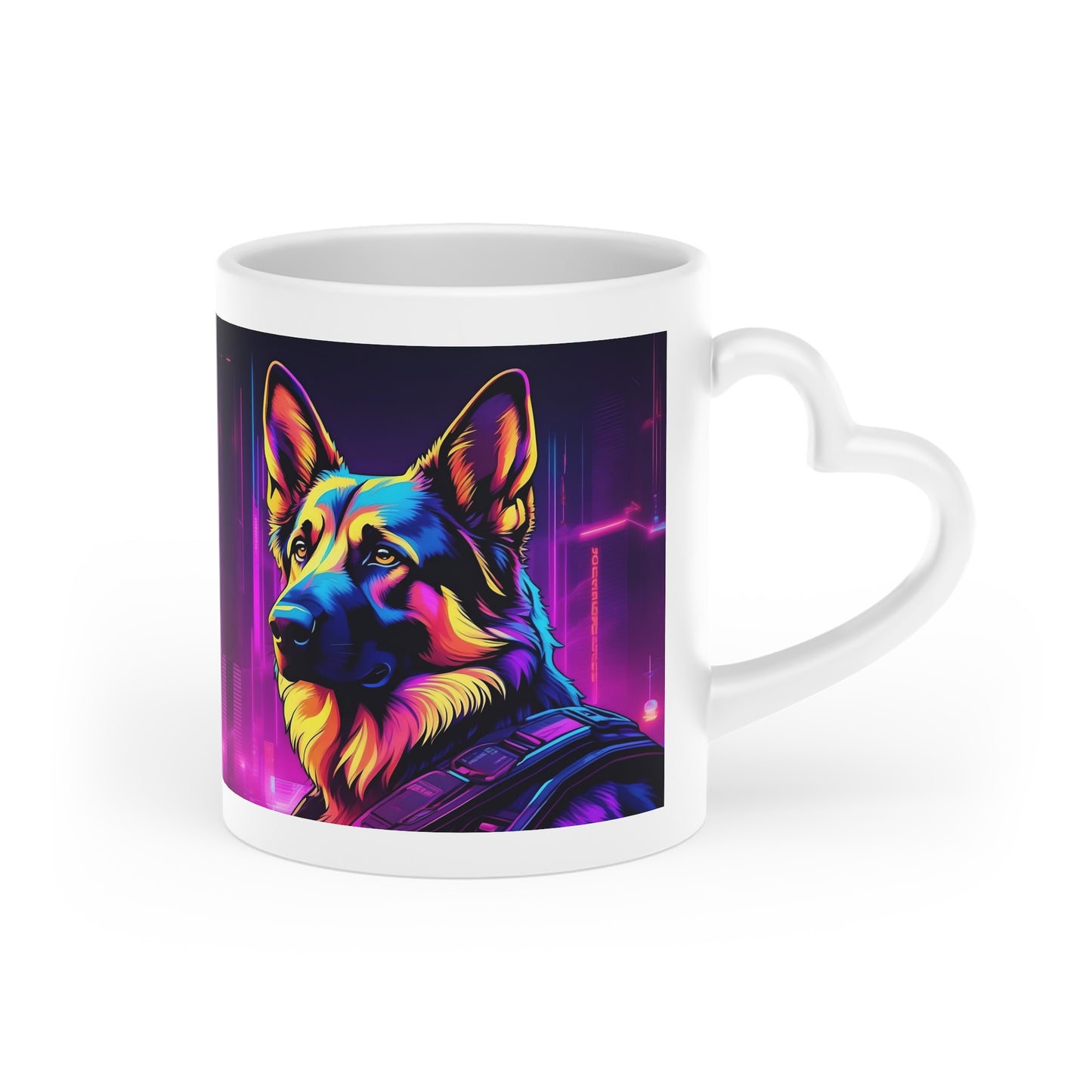 Neon Punk German Shepherd | Mug