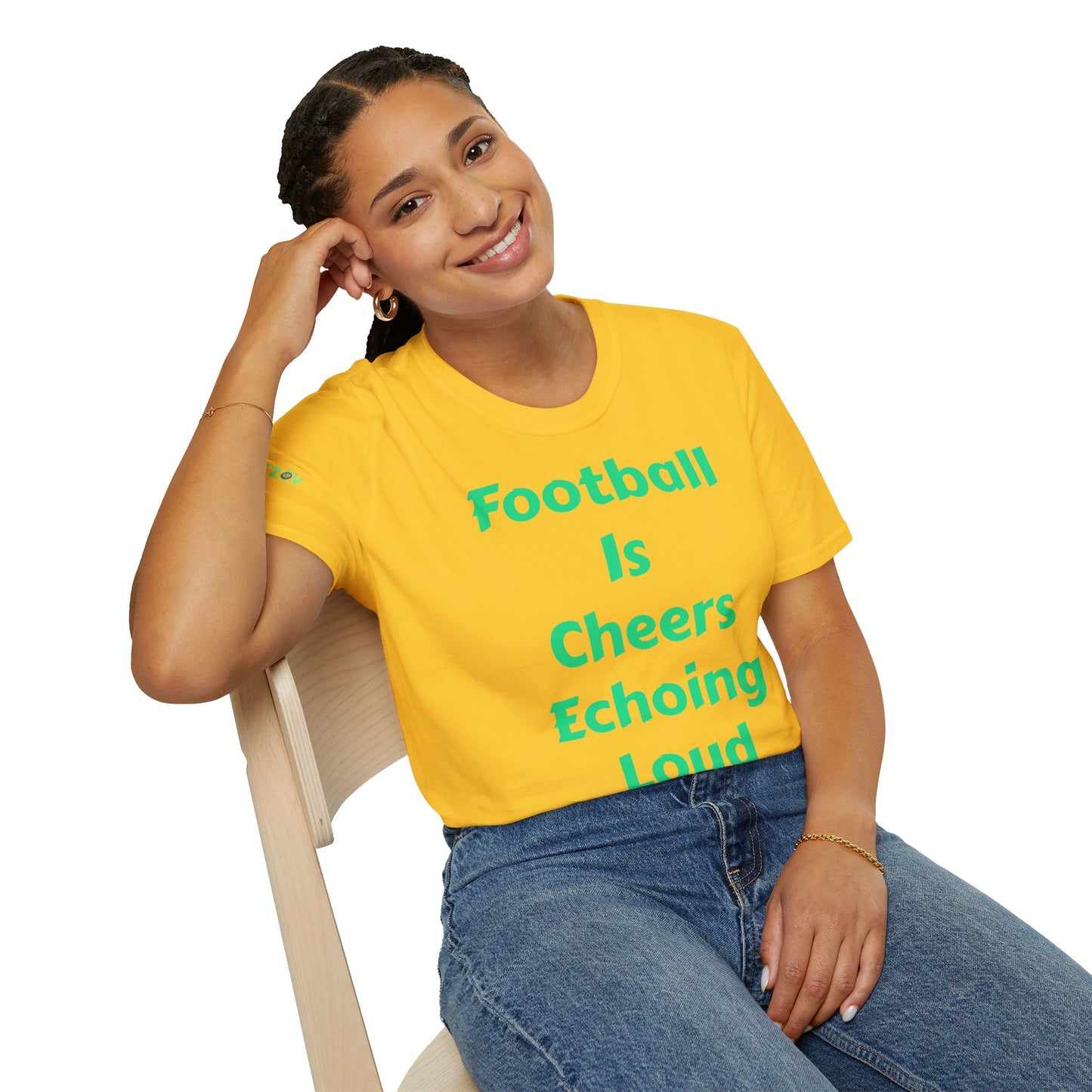 Football is cheers echoing loud | Men's T-Shirt