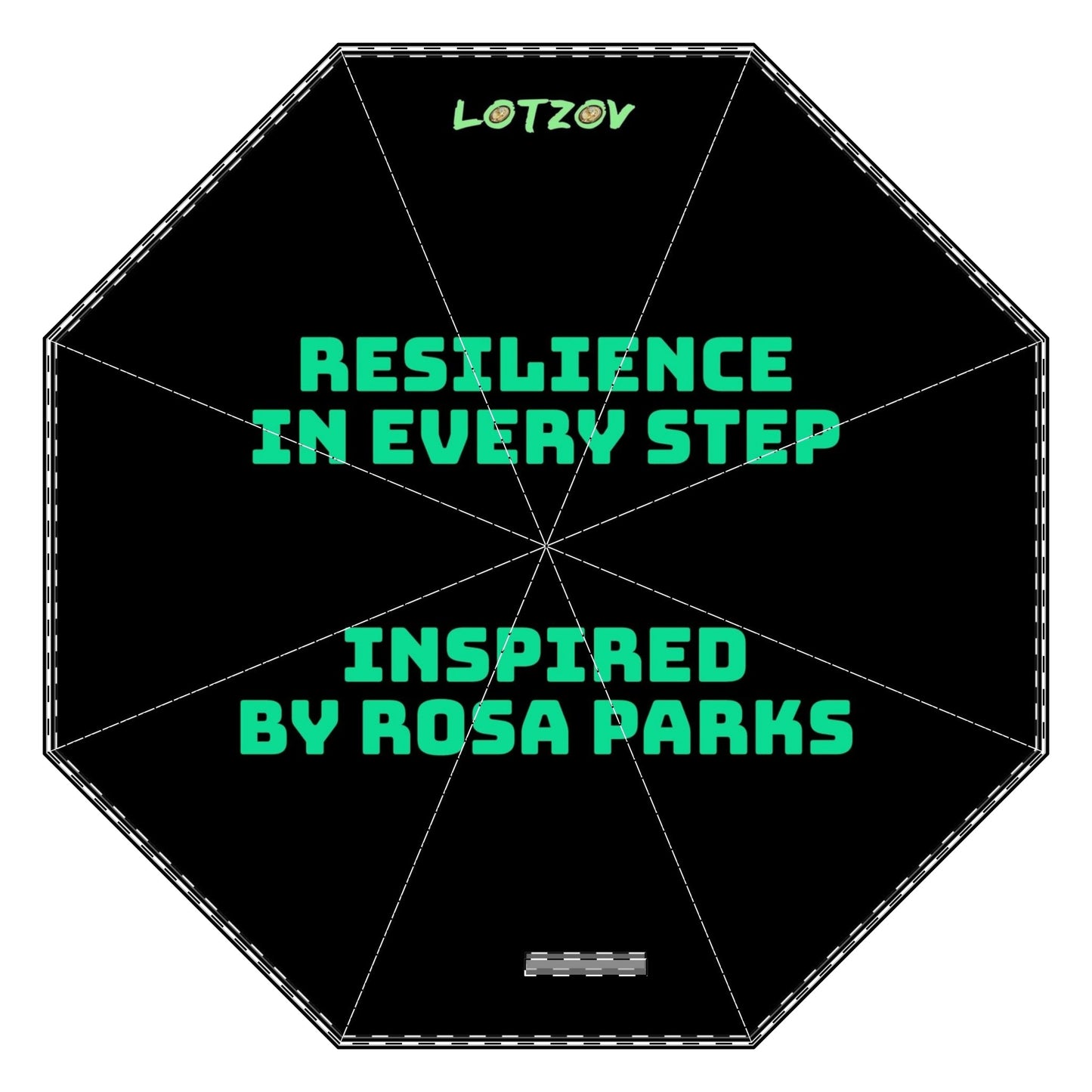 Resilience in Every Step - Inspired by Rosa Parks | Foldable Umbrella
