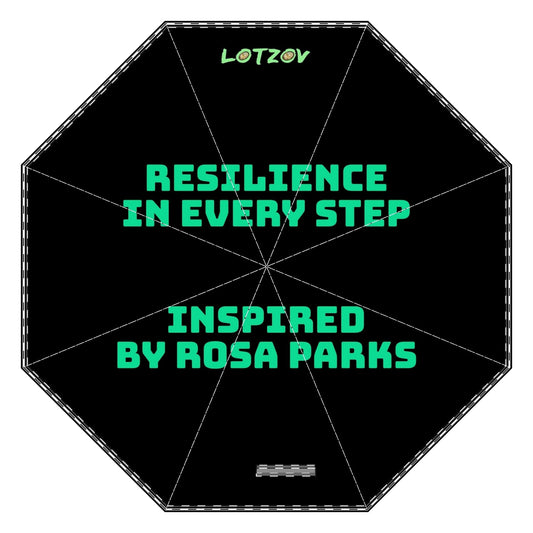 Resilience in Every Step - Inspired by Rosa Parks | Foldable Umbrella