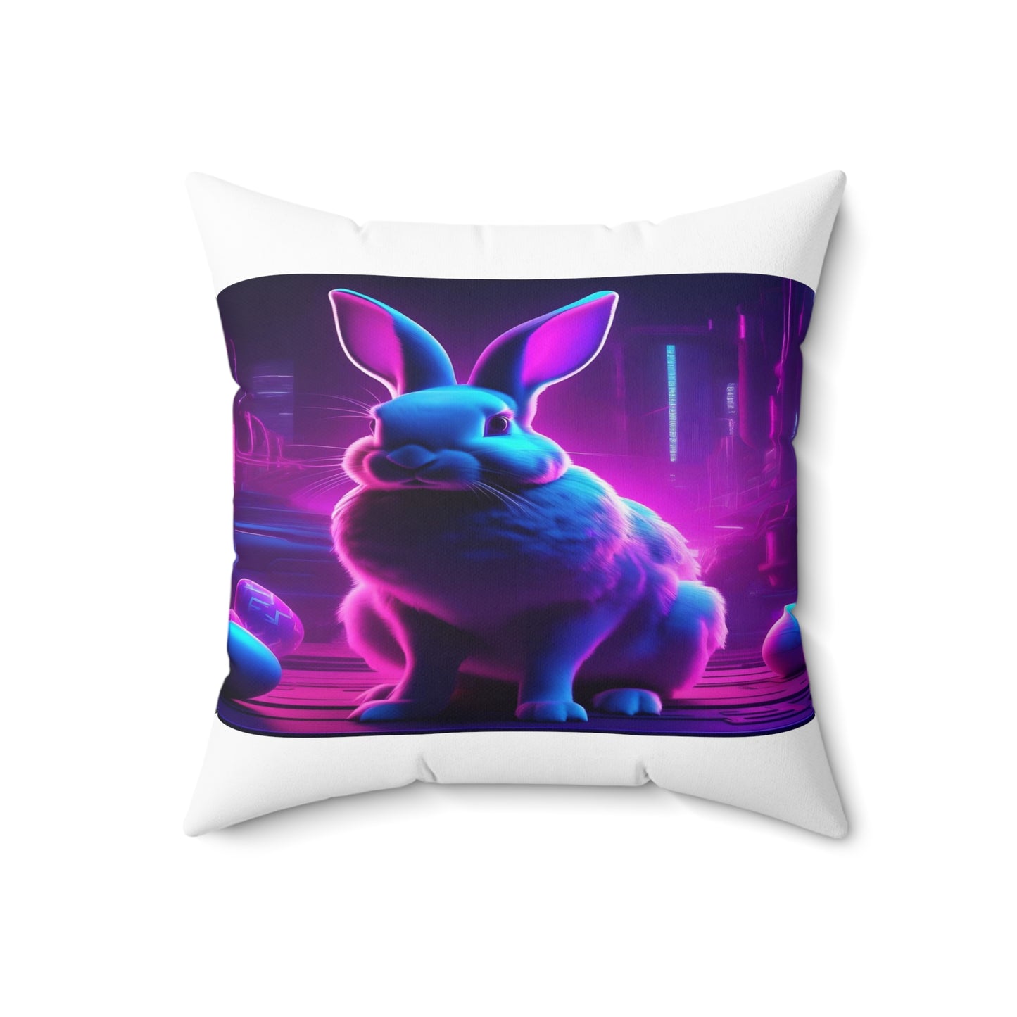 Purple Neon Easter | Pillow