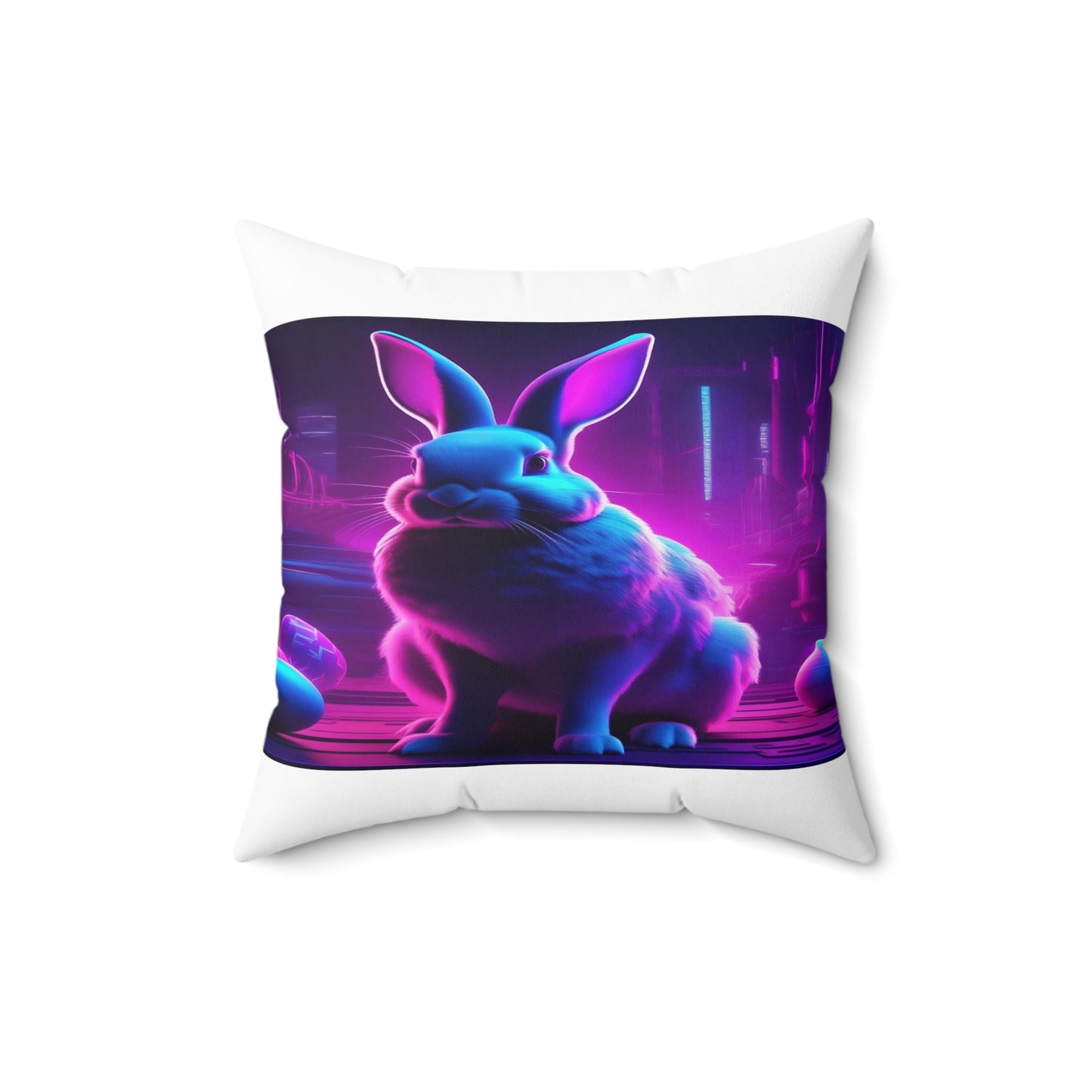 Purple Neon Easter | Pillow