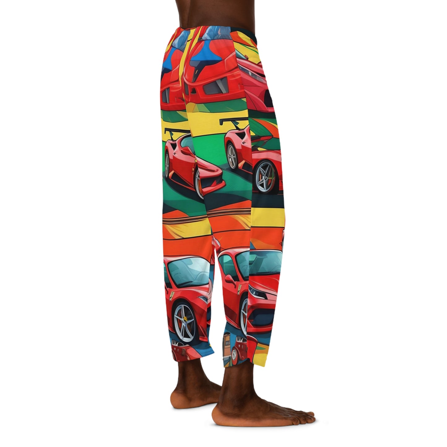 Red Ferrari (Anime) All Over Print) | Men's Pajama Pants