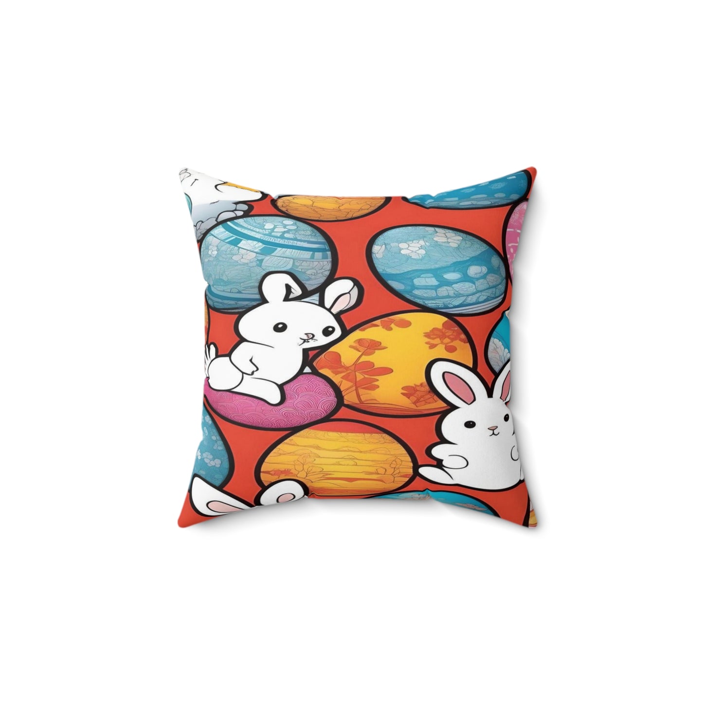 White Rabbits, Eggs Galore | Pillow