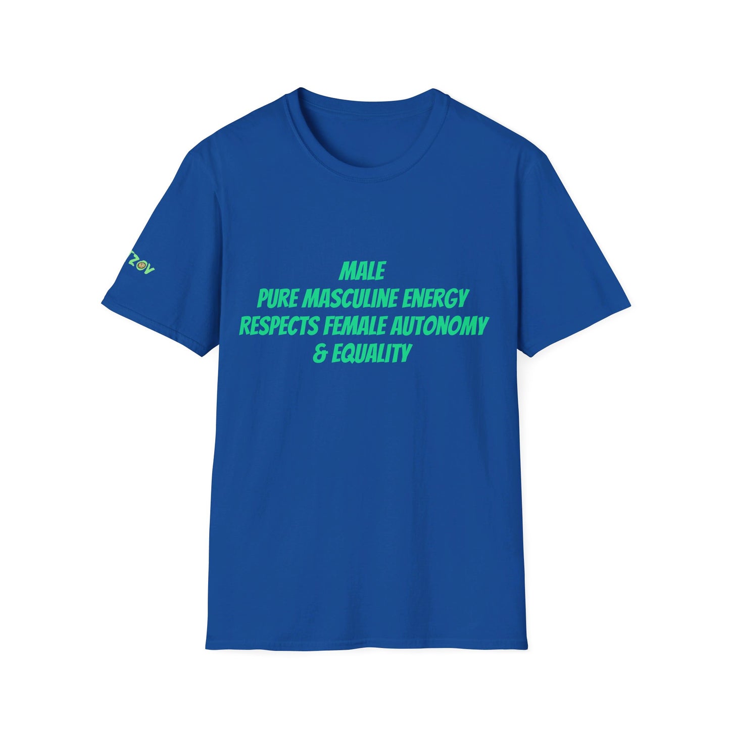 Male Pure Masculine Energy Respects Female Autonomy and Equality | Men's T-Shirt