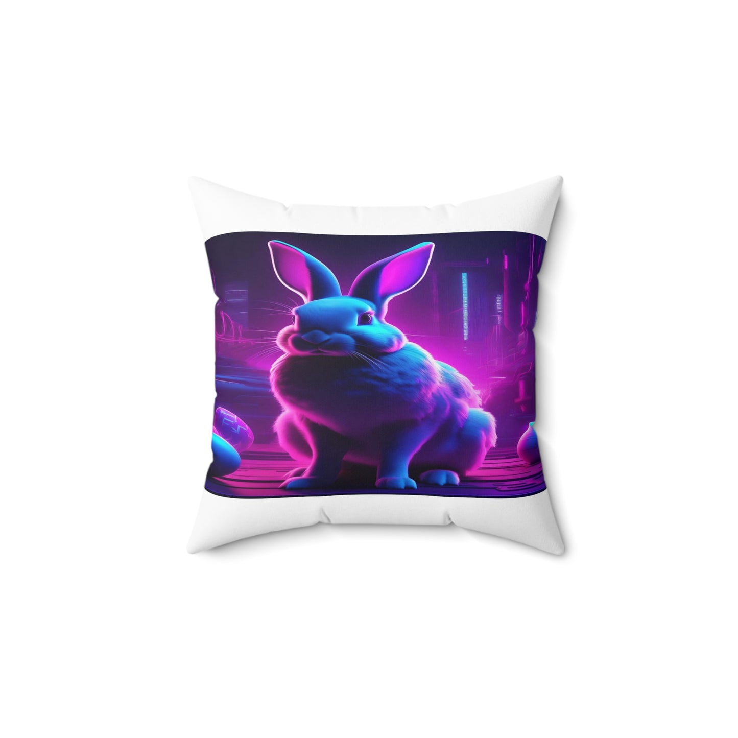 Purple Neon Easter | Pillow