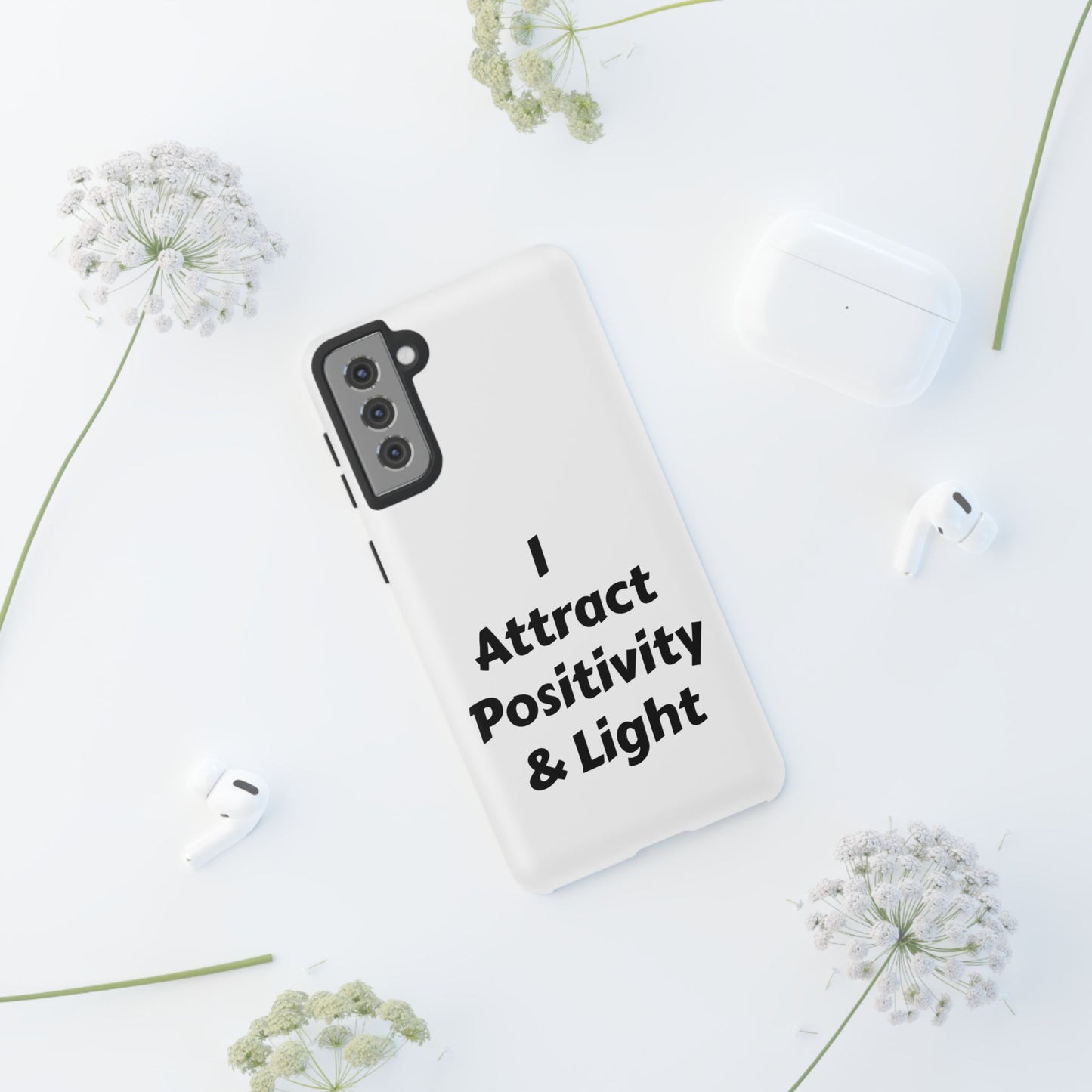 I Attract Positivity and Light | Tough Cases