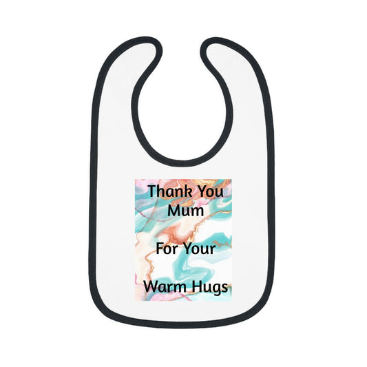 Thank you Mum, for your warm Hugs | Jersey Bib