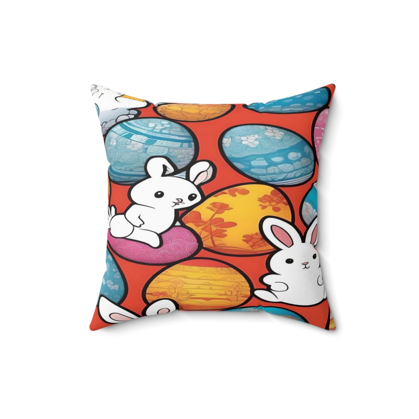 White Rabbits, Eggs Galore | Pillow
