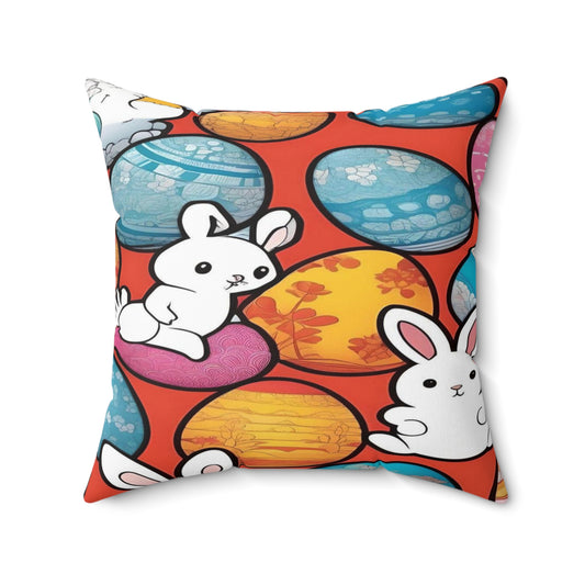 White Rabbits, Eggs Galore | Pillow