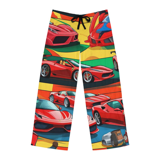 Red Ferrari (Anime) All Over Print) | Men's Pajama Pants