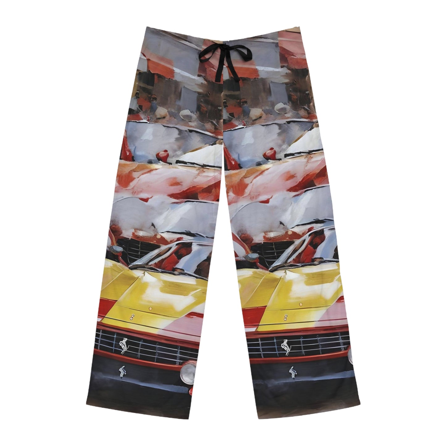 Ferrari Dreams (Art Oils)  in Dark Grey | Men's Pajama Pants