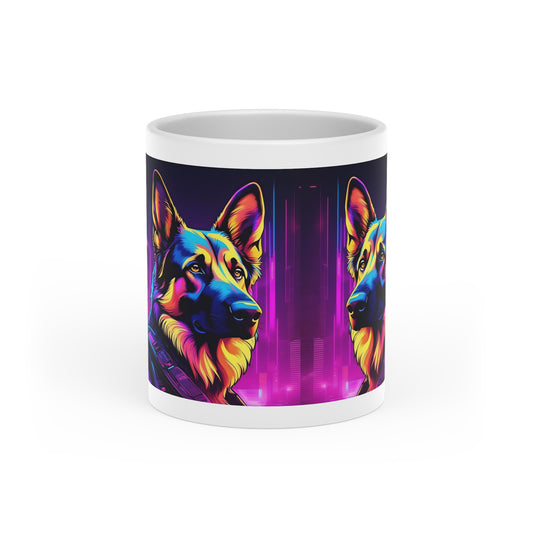 Neon Punk German Shepherd | Mug