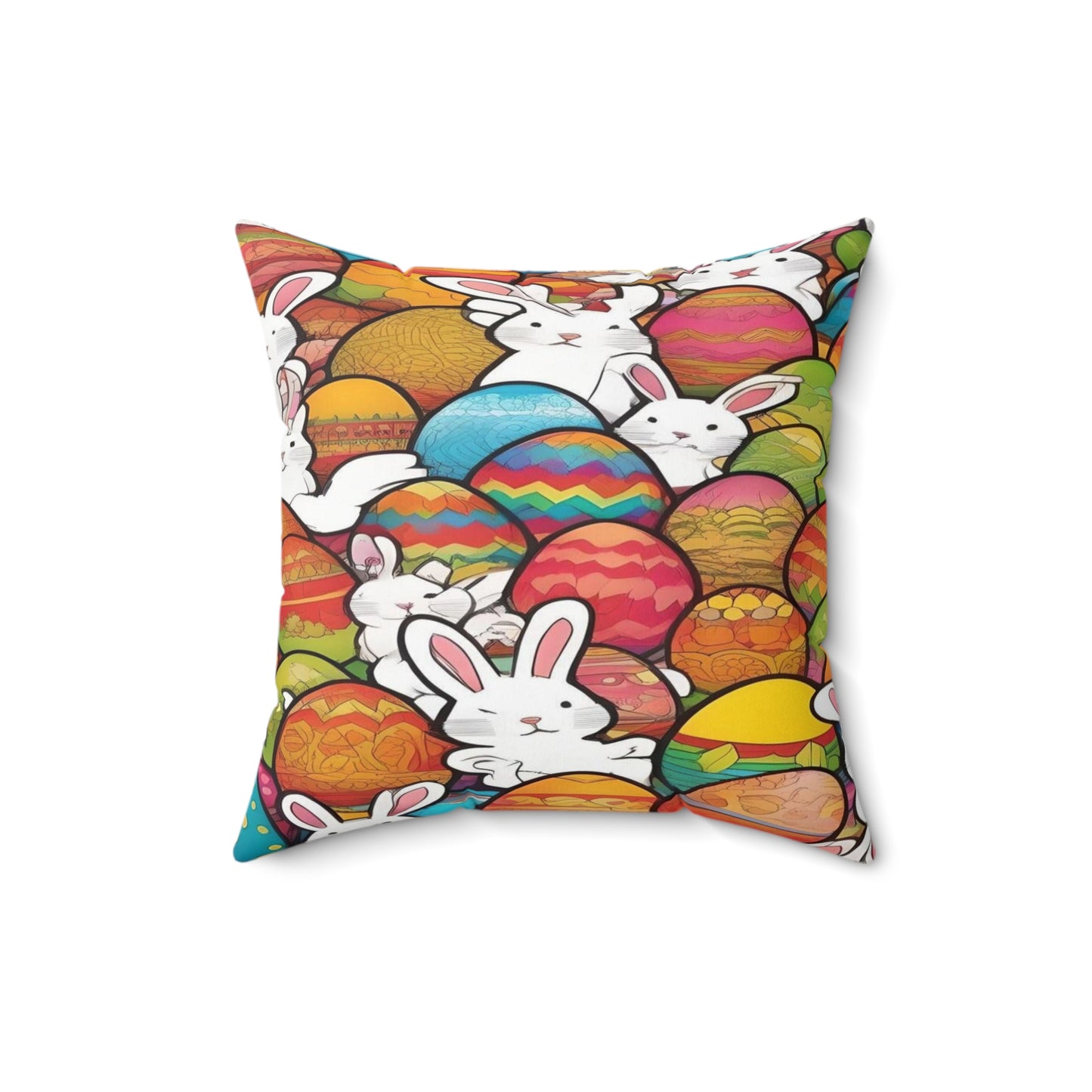 White Rabbits & Easter Eggs | Pillow