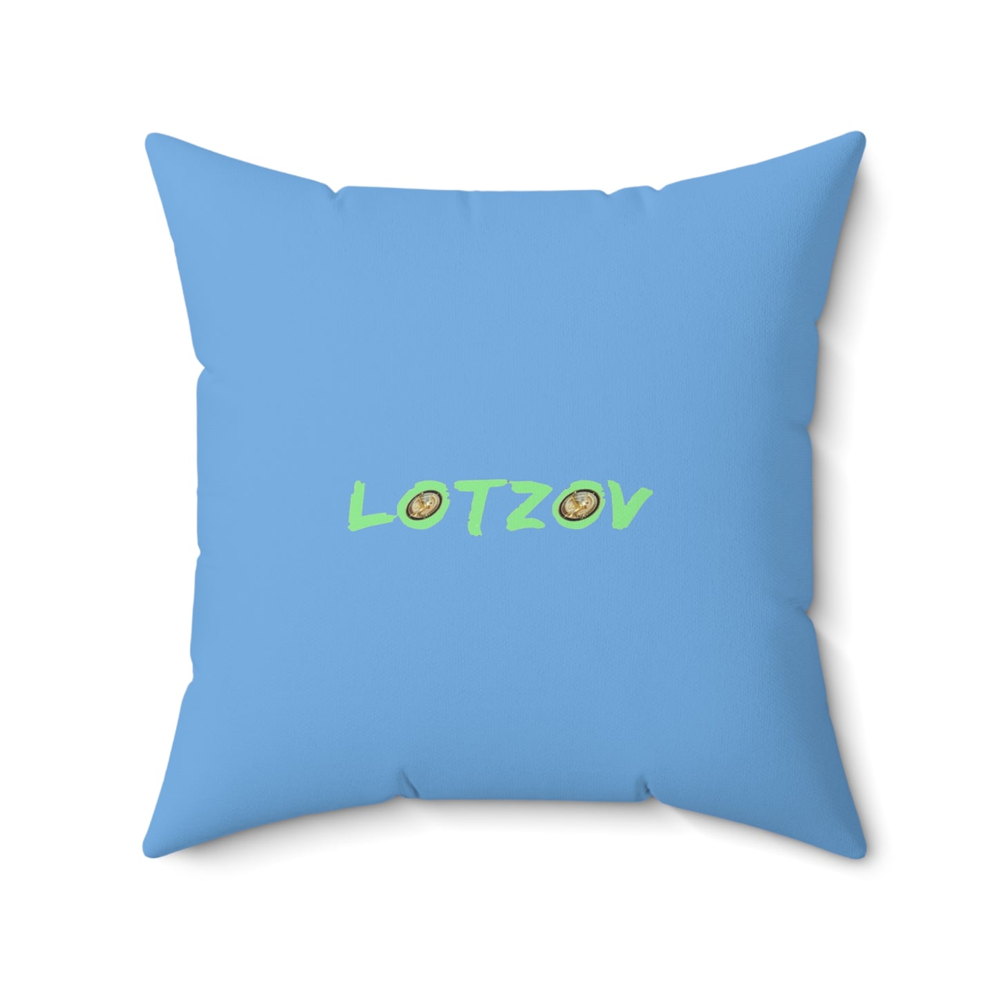 Purple Neon Easter in Blue | Pillow