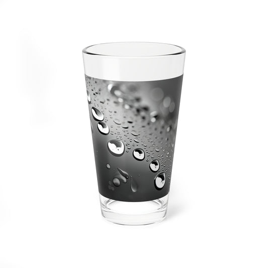 Raindrops Splash with Words | Glass