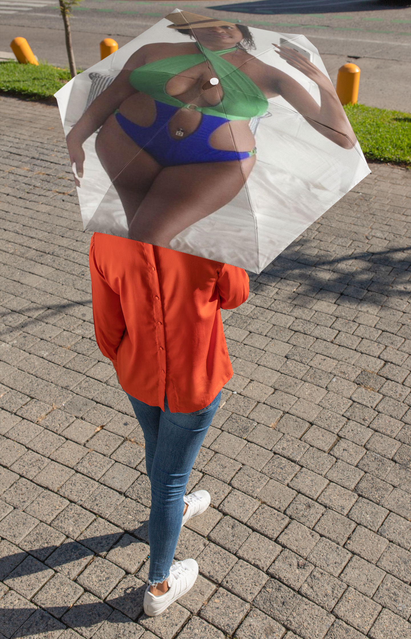 AquaChic Custom Swimwear | Foldable Umbrella