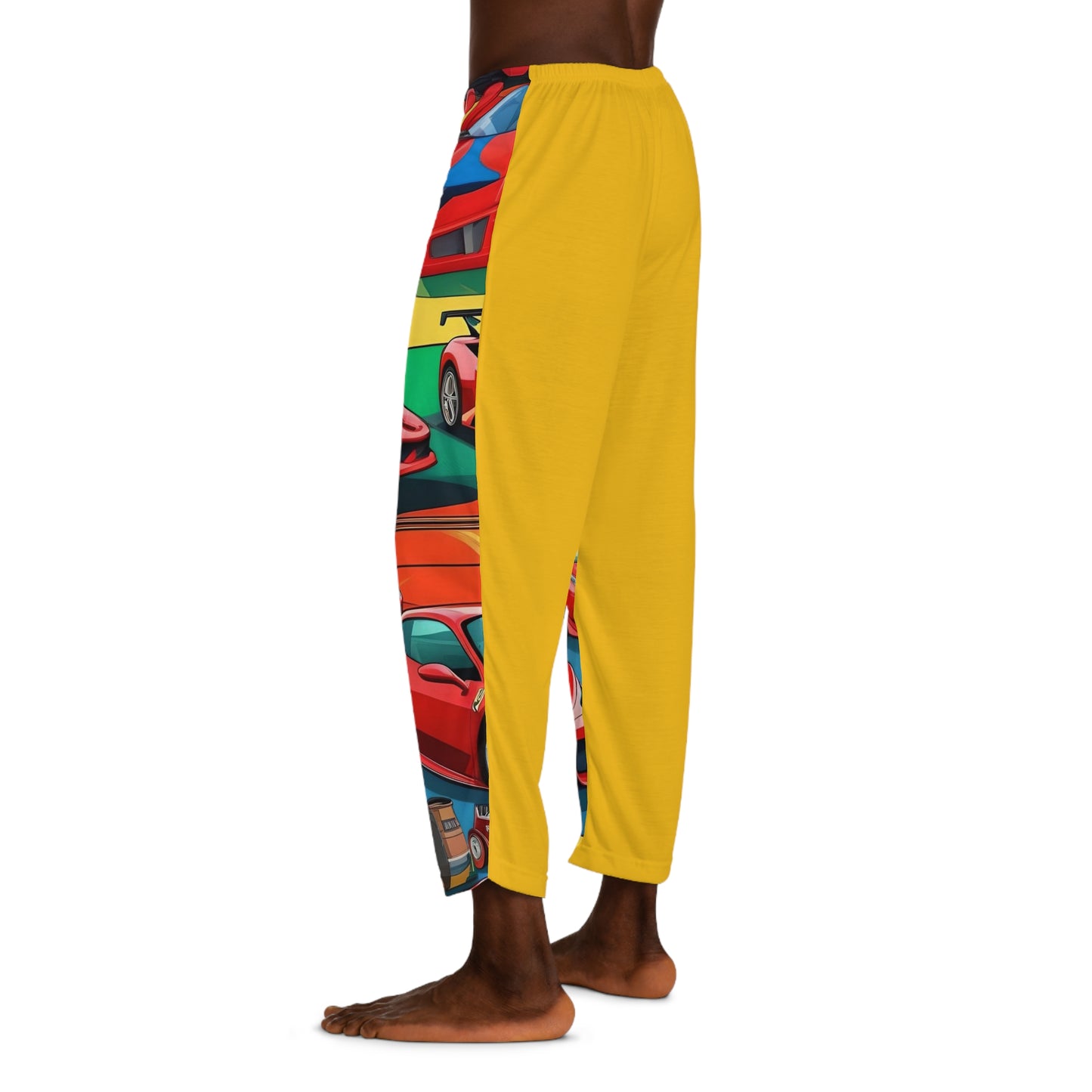 Ferrari Dreams (Art Oils) in Yellow | Men's Pajama Pants